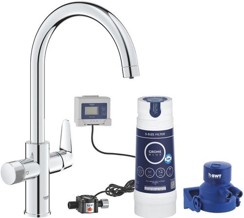 купить Смеситель для умывальника Grohe Blue Pure Baucurve chiuveta plus cu filtru de apa 30555000 в Кишинёве 