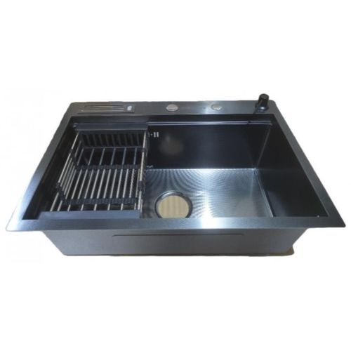 cumpără Chiuvetă bucătărie Backer Basic 450-45031 Nano Black în Chișinău 