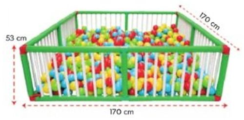 купить Игровой комплекс для детей Pilsan 06224 Piscină pentru mingi, 170x170x53 cm в Кишинёве 