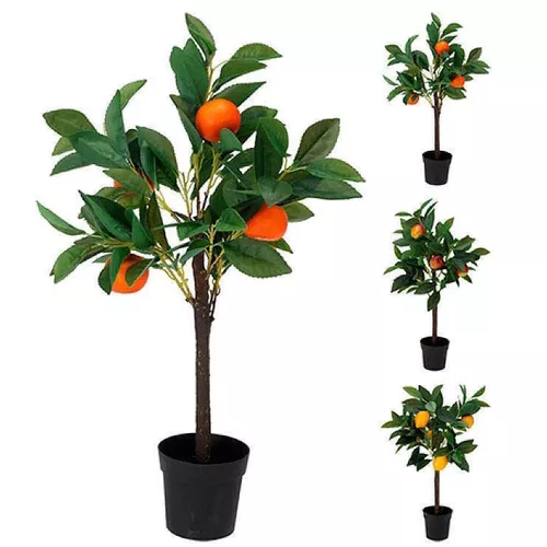 купить Искусственное растение H&S 47508 Orange, Lamie, Măr, 60cm, in ghiveci (în asort.) в Кишинёве 