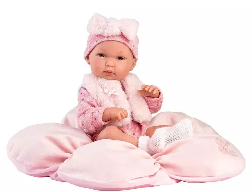 купить Кукла Llorens 63592 Bimba 35 cm Con Cojin Rosa в Кишинёве 