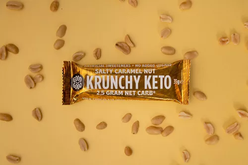 Good Good Krunchy Keto Bar - соленая карамель с орехами -  35 г 