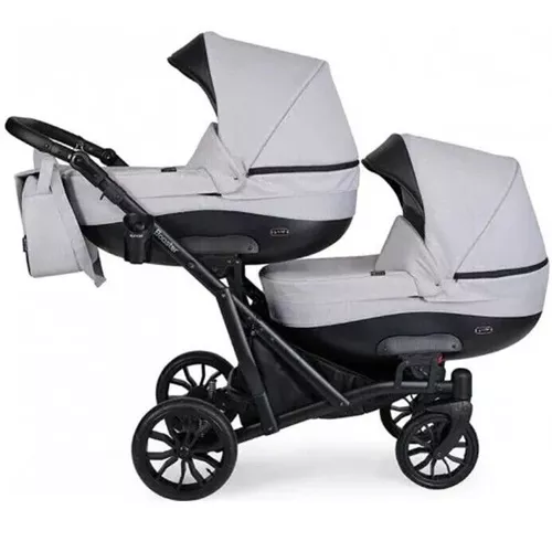 купить Детская коляска Kunert Carucior pentru gemeni Booster gri (bo.1) в Кишинёве 