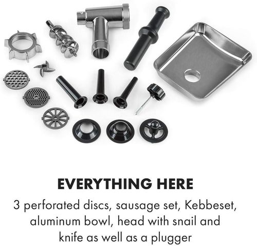 купить Мясорубка электрическая Klarstein Kraftprotz Black в Кишинёве 