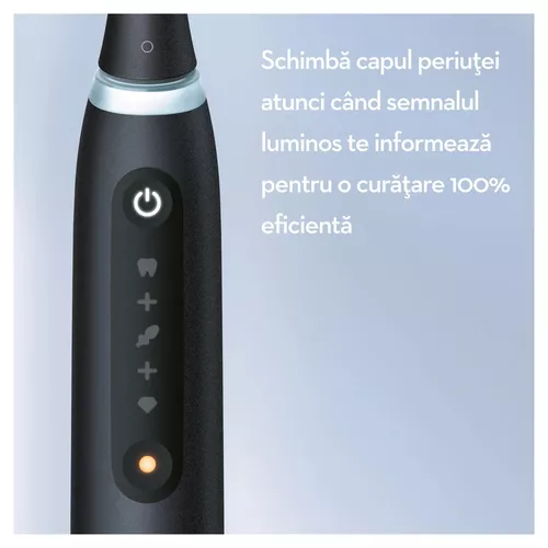 купить Сменная насадка для электрических зубных щеток Oral-B 5986 iO Ultimate Clean Black 3+1 в Кишинёве 