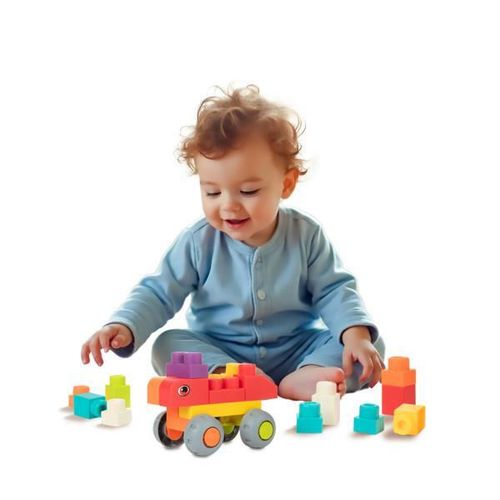 cumpără Set de construcție Toi-Toys 10007A Set blocuri moi de construcție Little Stars, 30pcs în Chișinău 