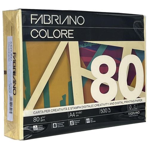 купить Бумага офисная Fabriano 75621297 Hartie Colore A4, 80g/m2, 500 foi onice в Кишинёве 