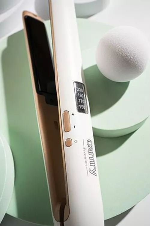 cumpără Placă de indreptat părul Camry CR 2322 White/Gold în Chișinău 