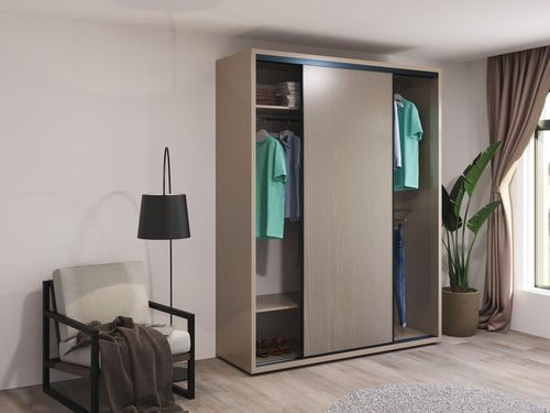 cumpără Dulap Bayro Murano 1800x2300x600 серый камень, купе în Chișinău 