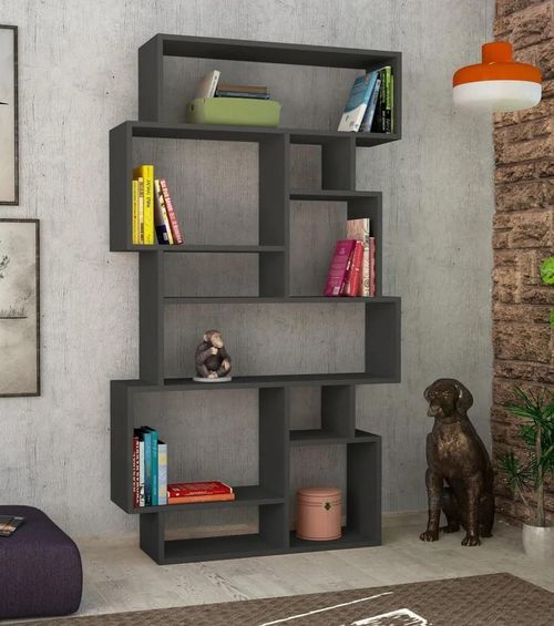 cumpără Raft de birou Trendy Karmato, Antracit 96x168x25cm, raft de carti în Chișinău 