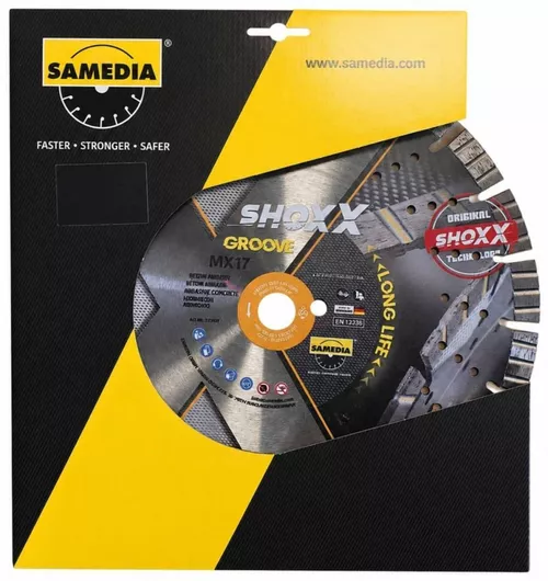 купить Диск отрезной Samedia 312405 disc diamantat pt beton abrasiv Shoxx MX-17 d.300x25.4 в Кишинёве 