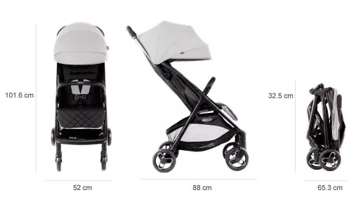 купить Детская коляска Graco Myavo Steeple Gray в Кишинёве 