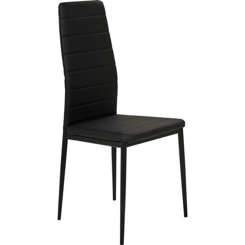 cumpără Scaun Nowystyl Sicilia rama grafit, piele negru în Chișinău 