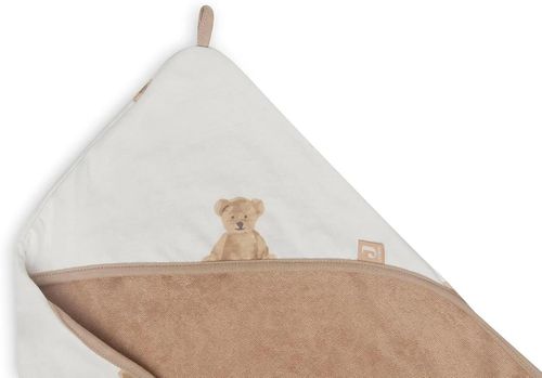купить Аксессуар для купания Jollein 534-836-66095 Prosop cu gluga Teddy Bear GOTS, 75x75cm в Кишинёве 