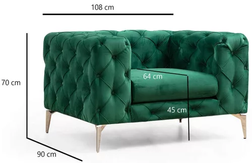 cumpără Fotoliu Trendy Como-Verde în Chișinău 
