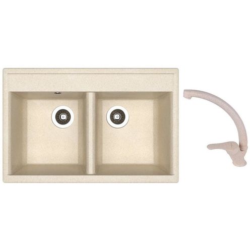 купить Мойка кухонная со смесителем Dr.Gans Astra 780 + SanDonna F 1069 bej в Кишинёве 