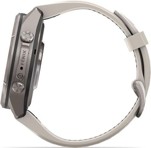 купить Смарт часы Garmin Fenix 9 Pro, 43mm,Ti, FogGry/DkSdsn band (010-04335-86) в Кишинёве 