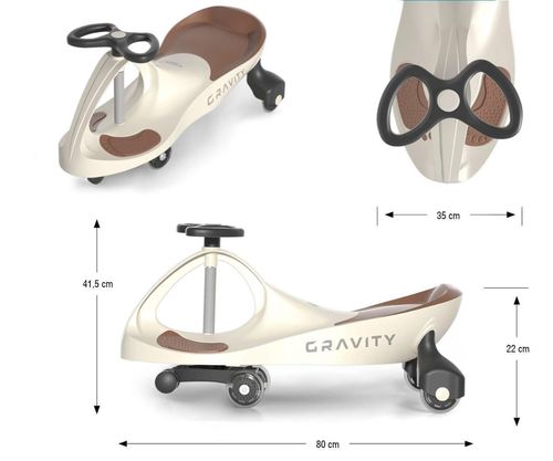 cumpără Tolocar Milly Mally 59531 каталка Gravity beige/brown în Chișinău 