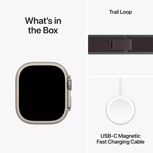 cumpără Ceas inteligent Apple Watch Ultra 2 GPS + Cellular, 49mm Blue/Black Trail - M/L MRF63 în Chișinău 