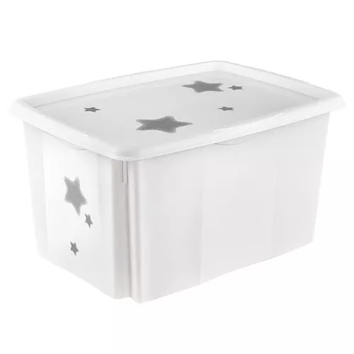 cumpără Cutie depozitare Keeeper Stars White (12243519) 45L în Chișinău 