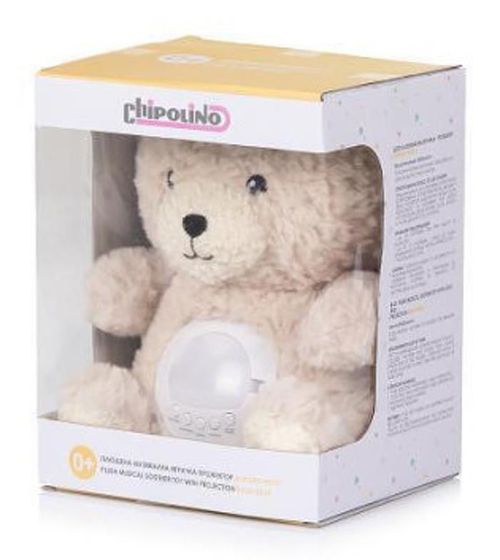 cumpără Jucărie de pluș Chipolino Bear PIL02505BEBJ beige (проектор муз) în Chișinău 
