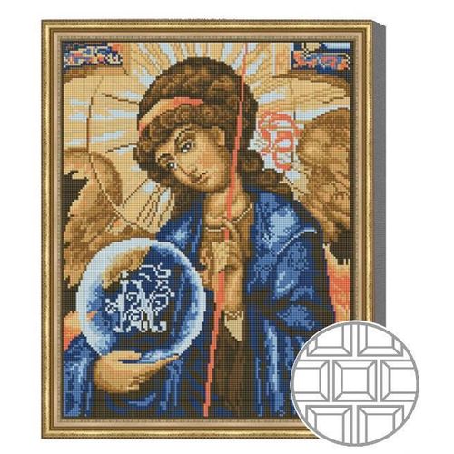 купить Картина по номерам Art Gallery QB205241 Mozaic cu diamante patrate 40x50cm Arhanghelul Gavriil в Кишинёве 