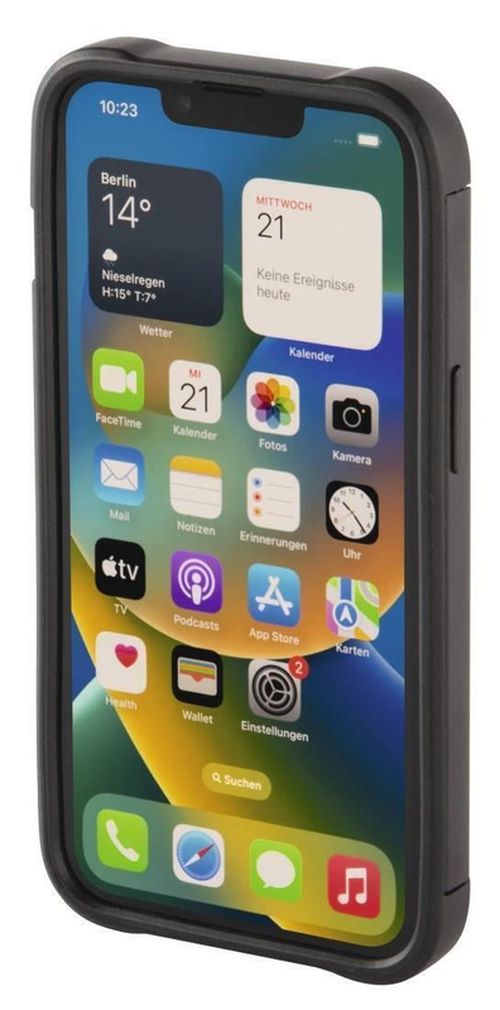 купить Чехол для смартфона Hama 215541 Metallic Frame Cover for Apple iPhone 14 Plus, transparent/black в Кишинёве 
