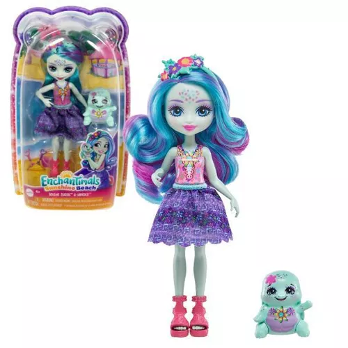 cumpără Păpușă Mattel HXB96 Papușa Enchantimals Țestoasa Tollin și Holder în Chișinău 
