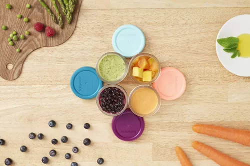 cumpără Seturi pentru hrănire bebelușilor Babymoov A004312 Set 8 boluri gradate din sticla, 120 ml / 240 ml în Chișinău 