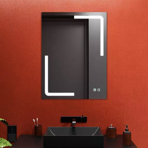 купить Зеркало для ванной Bayro Edge 600x800 LED touch c подогревом в Кишинёве 