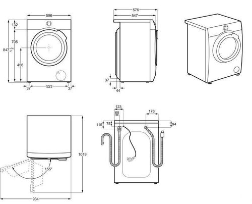 cumpără Mașină de spălat frontală Electrolux EW6F348W în Chișinău 