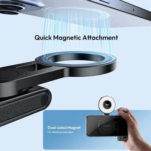 купить Штатив Ulanzi JJ03 3-in-1 Magnetic Phone Tripod with Remote Control(Black) в Кишинёве 