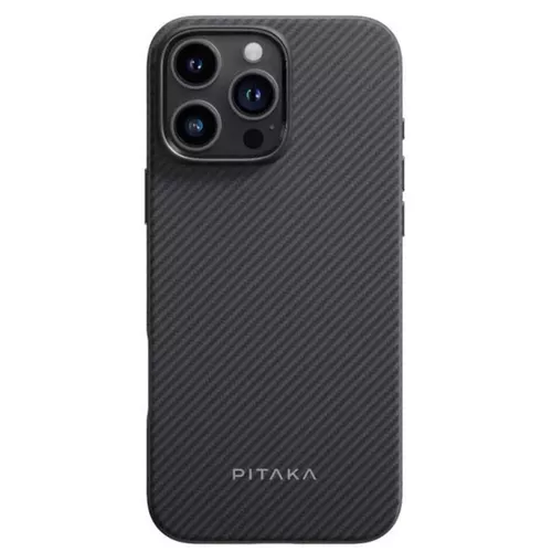 cumpără Husă pentru smartphone Pitaka Military-Grade Protective Case for iPhone 16 Pro Black/Grey Twill 600D (KI1601PPA) în Chișinău 