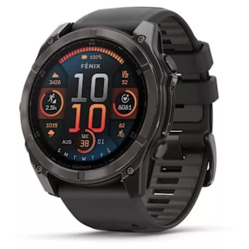 cumpără Ceas inteligent Garmin Fenix 8 – 51 mm, Sapphire, Carbon Gray DLC Titanium with Black (010-02905-21) în Chișinău 