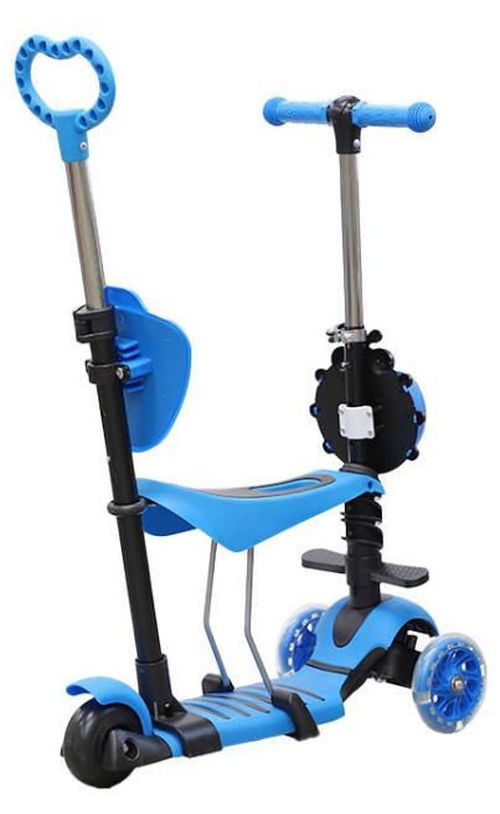 купить Самокат New World 0074 Trotineta pt copii 3in1 (albastru), 05307 в Кишинёве 