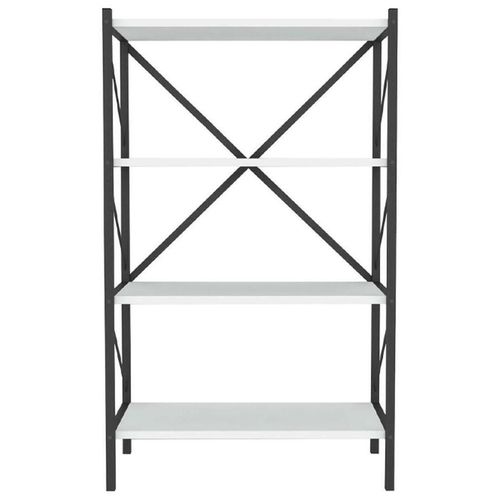 купить Офисный стеллаж Fabulous 4 Shelves Metal (White/Black) в Кишинёве 