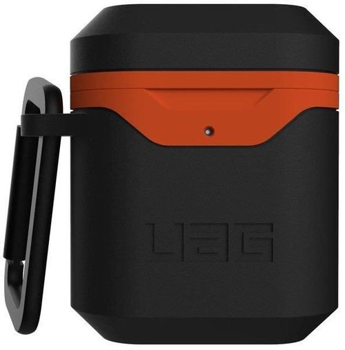 cumpără Accesoriu pentru aparat mobil UAG 10242F114097, for Apple Airpods Std. Issue Hard Case 001 (V2), Black/Orange în Chișinău 