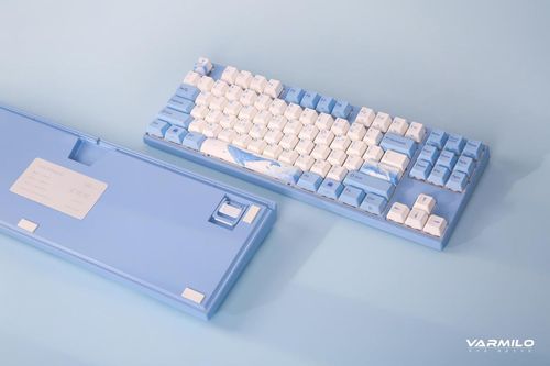 cumpără Tastatură Varmilo VEA87 Sea Melody Cherry Mx Red Multicolor (Eng/Rus) în Chișinău 