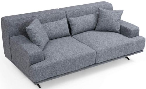 купить Диван Trendy Bentley gri 110x80x200cm (2 locuri) в Кишинёве 