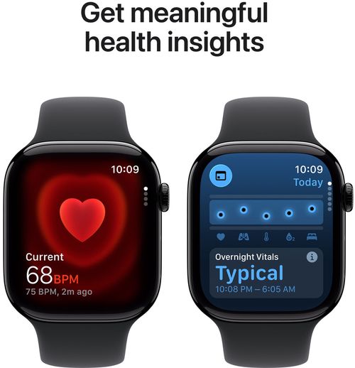 купить Смарт часы Apple Watch Series 11 GPS 42mm Jet Black Aluminium Case with Black Sport Band - S/M MEQT4ET/A в Кишинёве 