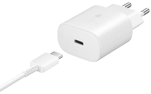 купить Зарядное устройство сетевое Samsung EP-TA800 25W PD Wall Charger White в Кишинёве 