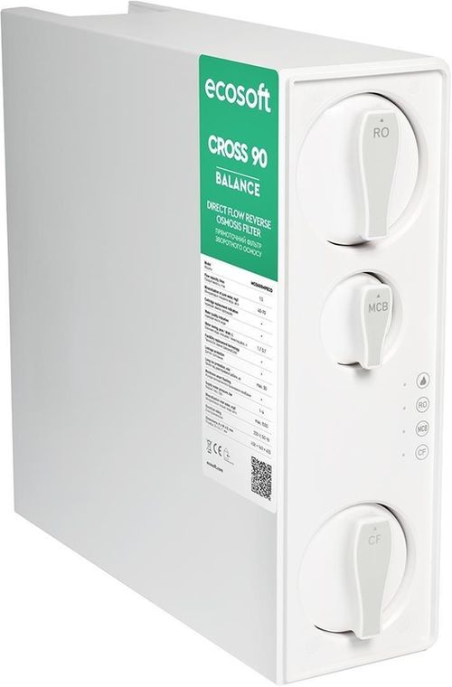 купить Фильтр проточный для воды Ecosoft 47EK0625 Sistem cu osmoza inversa Ecosoft Cross90 Mineral в Кишинёве 