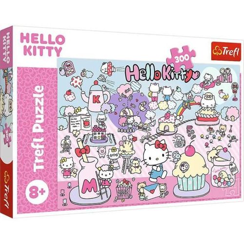 cumpără Puzzle Trefl 23031 Explorează lumea lui Hello Kitty, 300el în Chișinău 