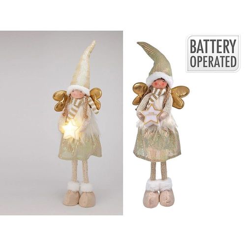 купить Новогодний декор Promstore 34291 Suvenir LED "Inger cu stea", 67cm, auriu в Кишинёве 