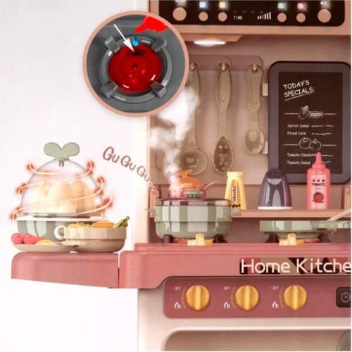 купить Игровой комплекс для детей Essa 889-212 Set Bucătărie Modern Kitchen (lumină/sunet), 65 elem. в Кишинёве 