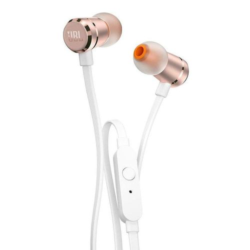 cumpără JBL TUNE 290 Gold In-ear headphones with microphone ,Aluminum finishes, Dynamic driver 8.7mm, Frequency response 20 Hz-20 kHz, 1-button remote with microphone, JBL Pure Bass sound, Tangle-free flat cable, 3.5 mm jack, Gold în Chișinău 