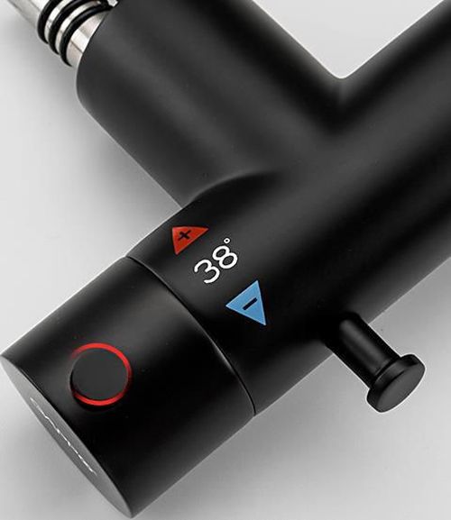 cumpără Baterie pentru bideu Gappo G7290-6 NEGRU cu termostat (bide incorporat) în Chișinău 