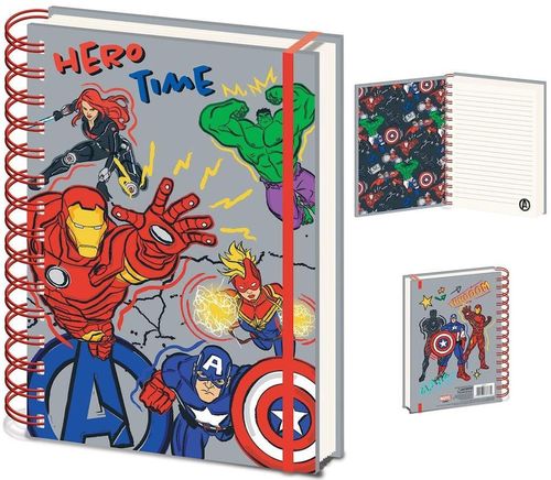 cumpără Carnet Pyramid International SR74414 Avengers (Hero Club) A5 Wiro Notebook în Chișinău 