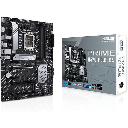 купить Материнская плата ASUS PRIME H670-PLUS D4 Intel H670, LGA1700, Dual DDR4 5066MHz, 2xPCIe 4.0 x16, PCI-E 3.0 x16, DP/HDMI, USB3.2 Type-C, NVMe RAID, SATA RAID, 3 x M.2 slots PCIe 4.0 x4, Intel Optane, SB 8-Ch., 2.5Gb Ethernet, AURA Sync в Кишинёве 