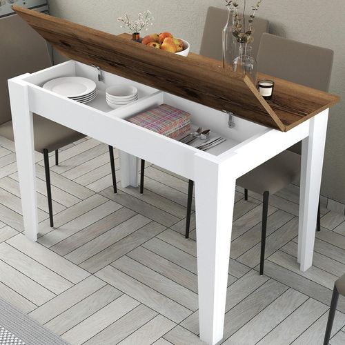 cumpără Masă Hanah Home Kiev 511 White/Walnut în Chișinău 